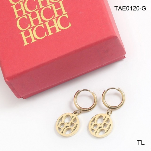 Stainless Steel Brand Earrings-SN230416-TAE0120-G-13