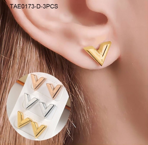 Stainless Steel Brand Earrings-SN230416-TAE0173-D-3PCS-20.5