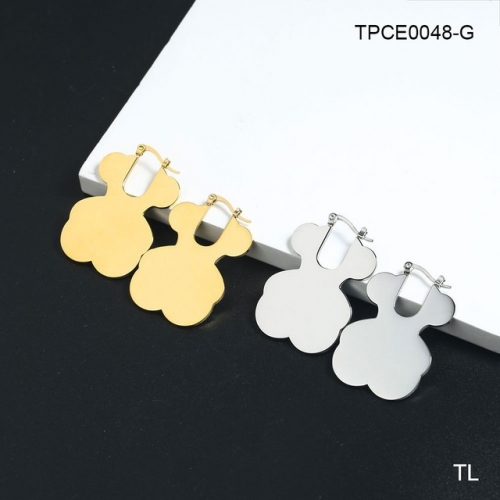 Stainless Steel TOU*S Earrings-SN230416-TPCE0048-G-16