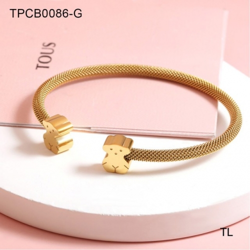 Stainless Steel TOU*S Bangle-SN230416-TPCB0086-G-18