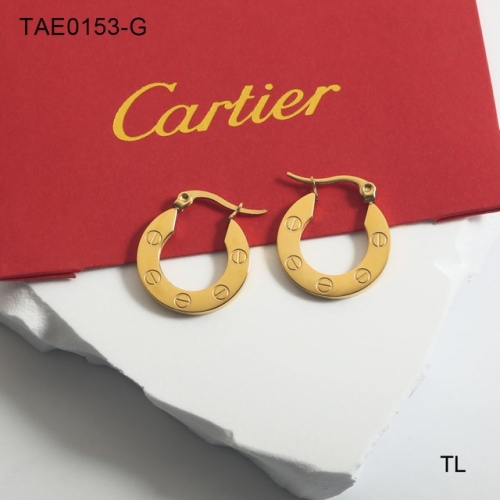 Stainless Steel Brand Earrings-SN230416-TAE0153-G-12.5