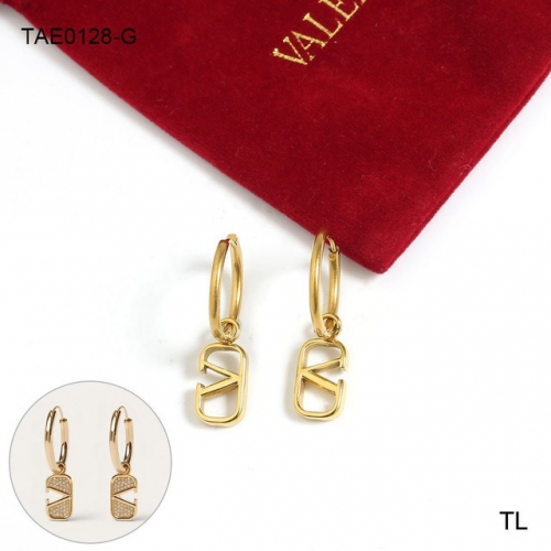 Stainless Steel Brand Earrings-SN230416-TAE0128-G-14