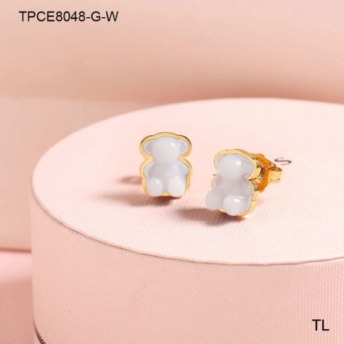 Stainless Steel TOU*S Earrings-SN230416-TPCE8048-G-W-10