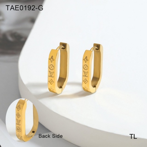 Stainless Steel Brand Earrings-SN230416-TAE0192-G-13.5