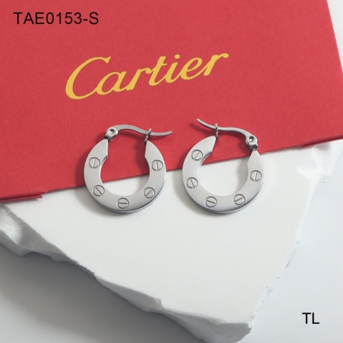 Stainless Steel Brand Earrings-SN230416-TAE0153-S-11.5