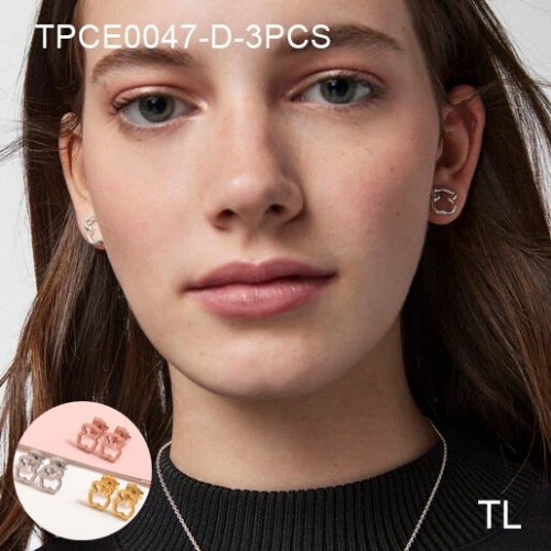 Stainless Steel TOU*S Earrings-SN230416-TPCE0047-D-3PCS-19