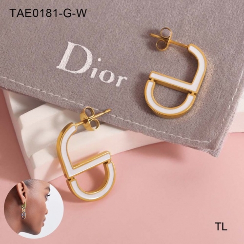 Stainless Steel Brand Earrings-SN230416-TAE0181-G-W-11.5