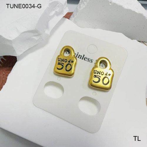 Stainless Steel UNO DE * 50 Earrings-SN230416-TUNE0034-G-10