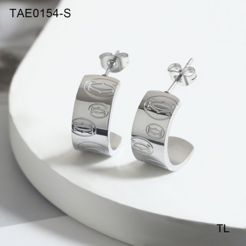 Stainless Steel Brand Earrings-SN230416-TAE0154-S-13