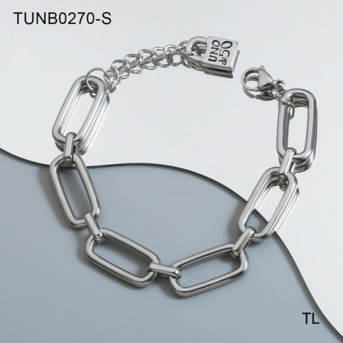 Stainless Steel UNO DE * 50 Bracelet-SN230416-TUNB0270-S-21.5