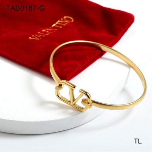 Stainless Steel Brand Bangle-SN230416-TAB0187-G-14.5