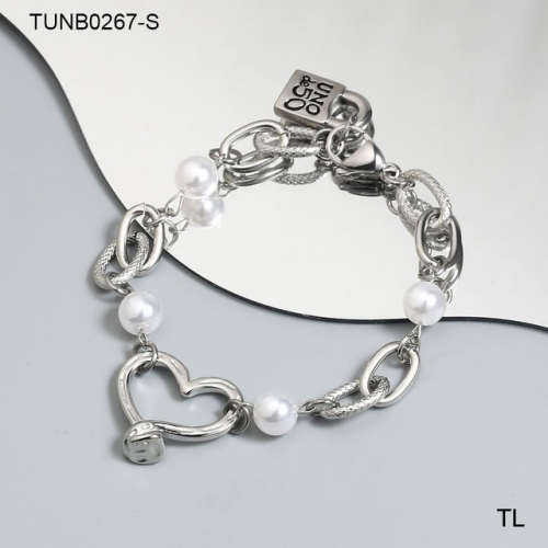 Stainless Steel UNO DE * 50 Bracelet-SN230416-TUNB0267-S-18.5