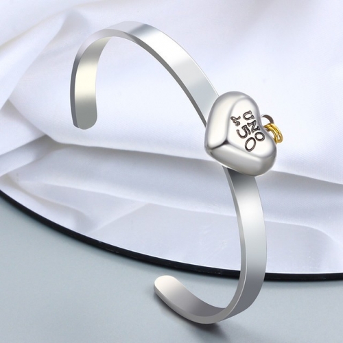 Stainless Steel uno de * 50 Bangle-CH230419-P11N21 (3)