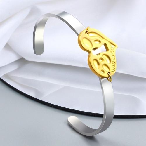 Stainless Steel uno de * 50 Bangle-CH230419-P11.5BCZ