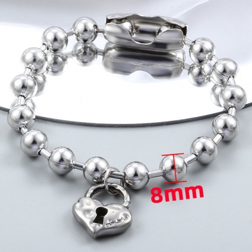 Stainless Steel uno de * 50 Bracelet-CH230419-P8NA