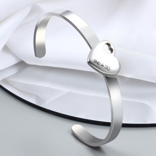 Stainless Steel uno de * 50 Bangle-CH230419-P11N21 (4)