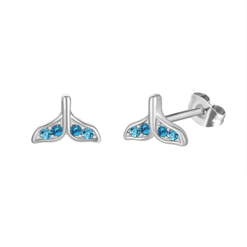 Stainless Steel Earrings-PD230419-S2.1G2.7-PE303B