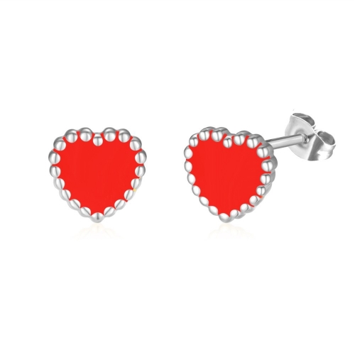 Stainless Steel Earrings-PD230419-S2G2.8-PE376R