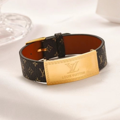 Stainless Steel Brand Bangle-YWA230421-P16.5NEE