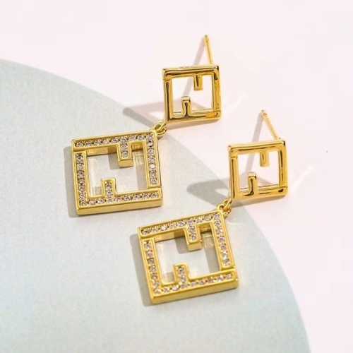 Copper Alloy Brand Earrings-YWA230421-P13.5VFF