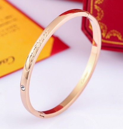 Stainless Steel Brand Bangle-DY230507-LVSL048R-286-20