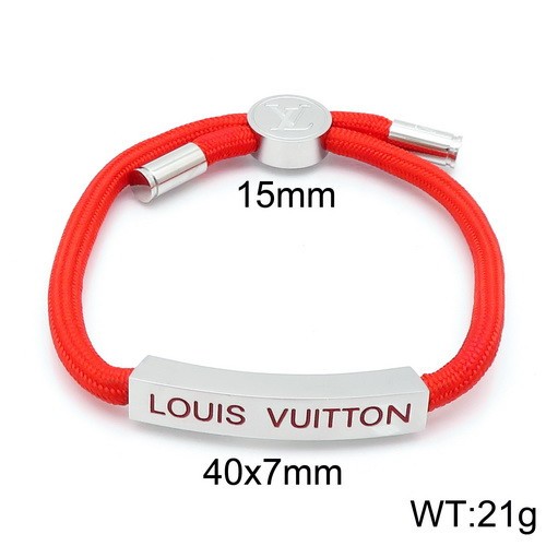 Stainless Steel Brand Bangle-DY230507-LVSS007S-R-26