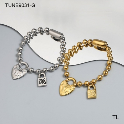 Stainless Steel uno de *50 Bracelet-SN230507-TUNB9031-G-16.3