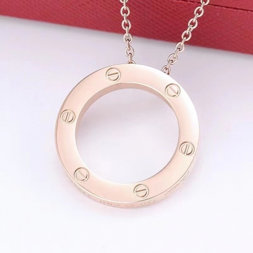 Stainless Steel Brand Necklace-DY230507-LVXL050R-16