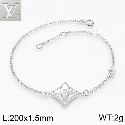 Stainless Steel Brand Bracelet-DY230507-LVSL007S-229-16