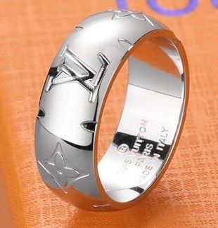 Stainless Steel Brand Ring-DY230507-LVJZ002S-12