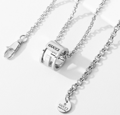 Stainless Steel Brand Necklace-DY230507-LVXL059S-271-19