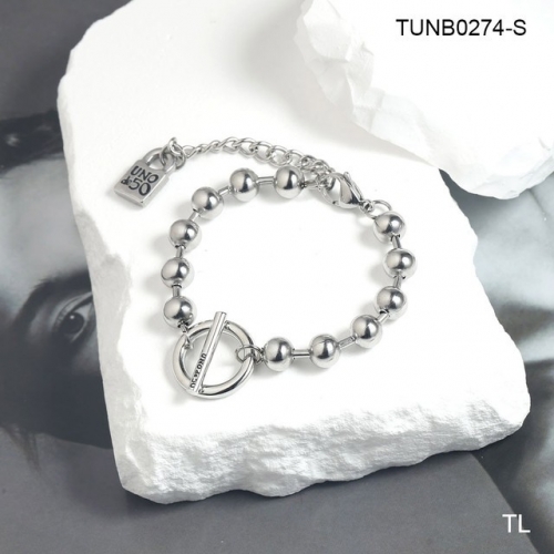 Stainless Steel uno de *50 Bracelet-SN230507-TUNB0274-S-15.3