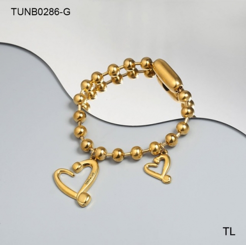 Stainless Steel uno de *50 Bracelet-SN230507-TUNB0286-G-20.5