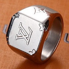 Stainless Steel Brand Ring-DY230507-LVJZ006S-17