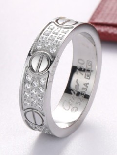 Stainless Steel Brand Ring-DY230507-LVJZ023S-329-23