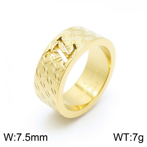 Stainless Steel Brand Ring-DY230507-LVJZ004G-13