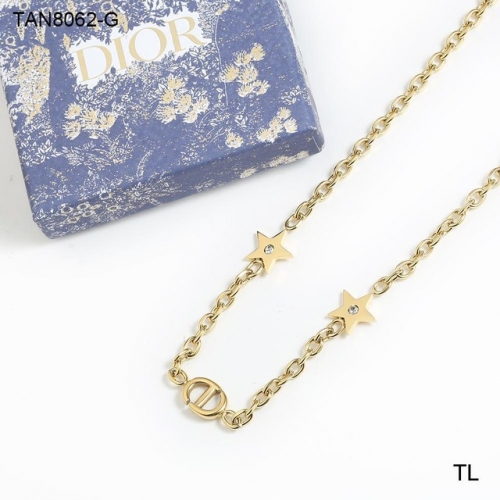 Stainless Steel Brand Necklace-SN230507-TAN8062-G-16.1