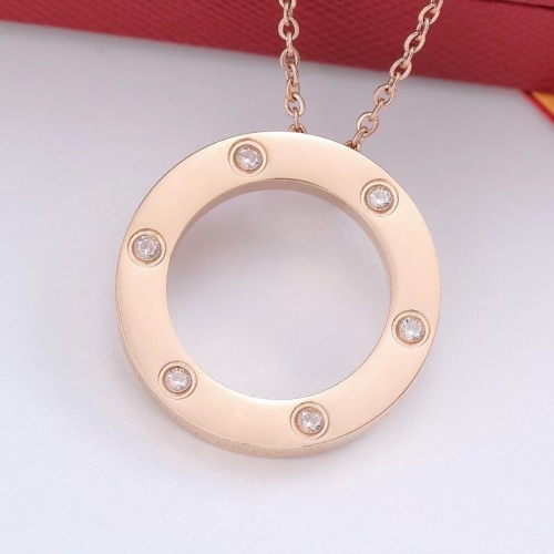 Stainless Steel Brand Necklace-DY230507-LVXL052R-17