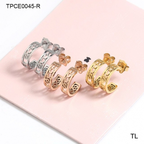 Stainless Steel TOU*S Earrings-SN230507-TPCE0045-R-12.4