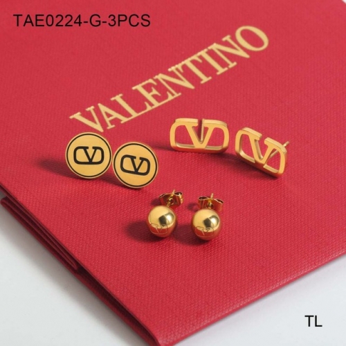 Stainless Steel Brand Earrings-SN230507-TAE0224-G-3PCS-18.5