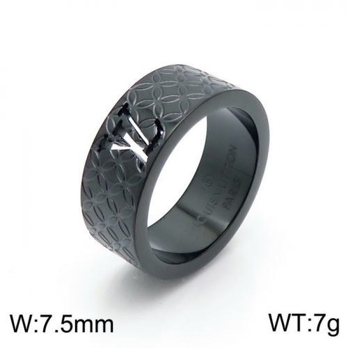 Stainless Steel Brand Ring-DY230507-LVJZ004B-13