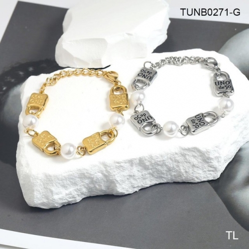 Stainless Steel uno de *50 Bracelet-SN230507-TUNB0271-G-19.1