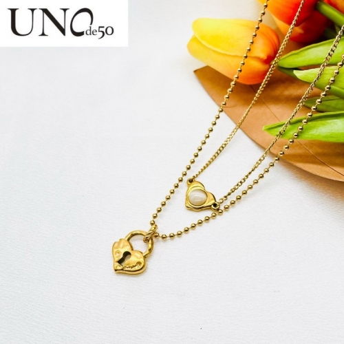 Stainless Steel uno de * 50 Necklace-ZN230507-P15M3W