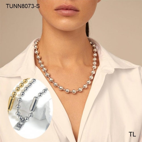 Stainless Steel uno de *50 Necklace-SN230507-TUNN8073-S-12.3