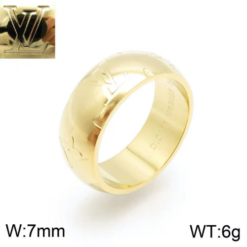 Stainless Steel Brand Ring-DY230507-LVJZ002G-13