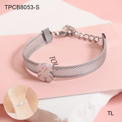 Stainless Steel TOU*S Bracelet-SN230507-TPCB8053-S-13