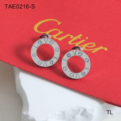 Stainless Steel Brand Earrings-SN230507-TAE0216-S-8.8