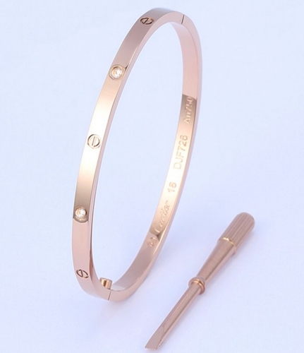 Stainless Steel Brand Bangle-DY230507-LVSL045R-329-23