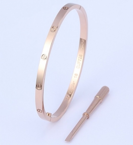 Stainless Steel Brand Bangle-DY230507-LVSL044R-329-23