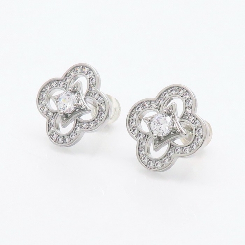 Stainless Steel Brand Earrings-DY230507-LVED003S-243-17